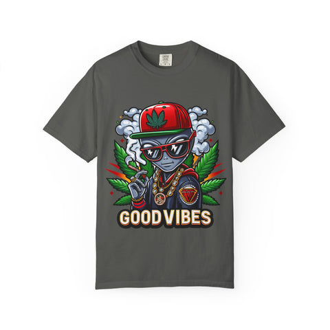 Good Vibes Unisex T-Shirt - Stylish Garment-Dyed Tee for Chill Moments