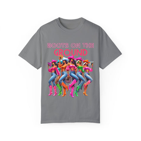 Boots on the Ground Unisex T-Shirt - Fun & Vibrant Graphic Tee for Fashion Lovers