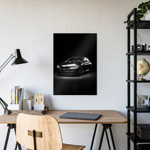 Luxury Car Gloss Poster - Modern Automotive Wall Art for Enthusiasts