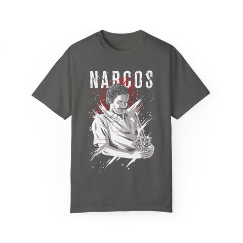Narcos-Themed Unisex Garment-Dyed T-Shirt for Fans