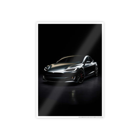 Glossy Car Art Poster - Sleek Automotive Wall Decor for Car Enthusiasts