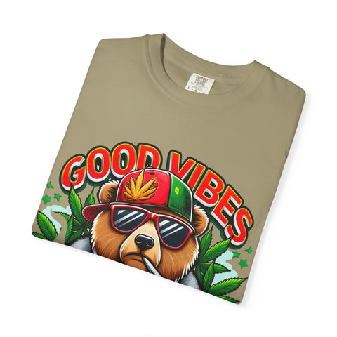 Good Vibes Unisex T-Shirt - Cool Bear Design
