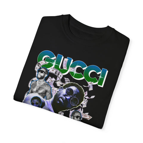 Unisex Garment-Dyed T-shirt - Gucci Mane Graphic Tee