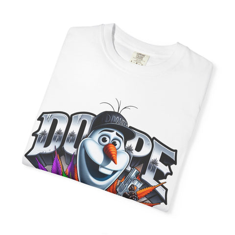 Dope Olaf Graphic T-Shirt for Disney Fans