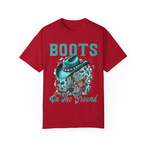 Cowboy Boots Graphic T-Shirt for Western Fashion Lovers