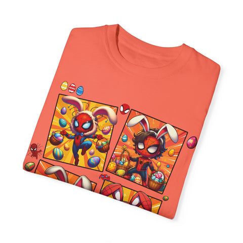 Kids' Easter Spider Bunny T-Shirt - Fun and Colorful Design
