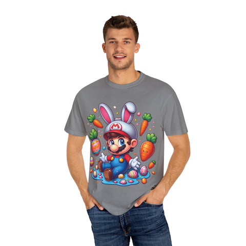 Cute Easter Character Unisex Garment-Dyed T-Shirt