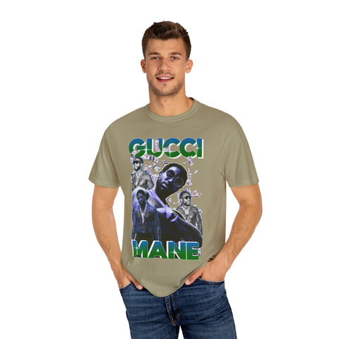 Unisex Garment-Dyed T-shirt - Gucci Mane Graphic Tee