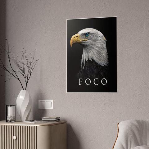Eagle Focus Gloss Poster - Inspirational Wall Art for Home and Office
