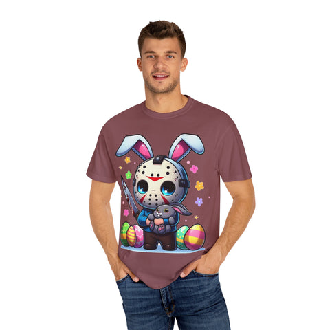 Cute Bunny Horror Unisex T-Shirt - Perfect for Easter Celebrations