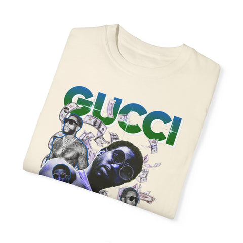 Unisex Garment-Dyed T-shirt - Gucci Mane Graphic Tee