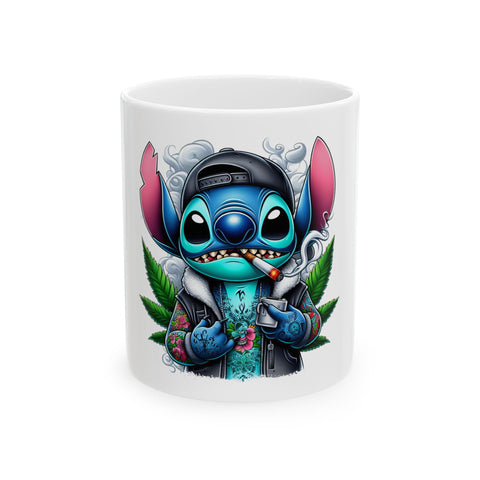 Cool Stitch Character Mug - 11oz & 15oz - Ideal Gift for Disney Fans
