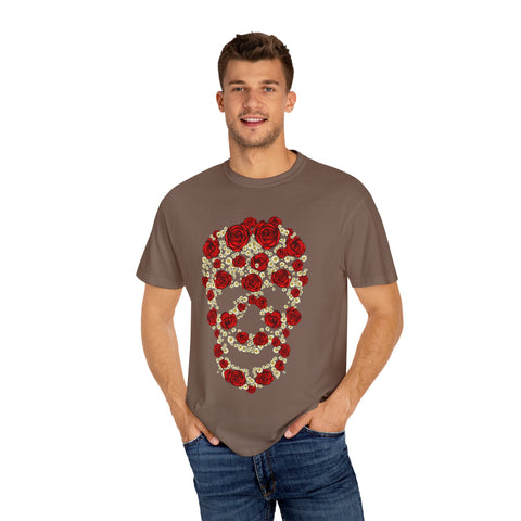 Floral Skull Unisex T-Shirt - Stylish Casual Wear for Creative Souls