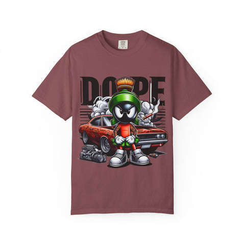 Cool Cartoon Car T-Shirt - Dope Marvin the Martian Design