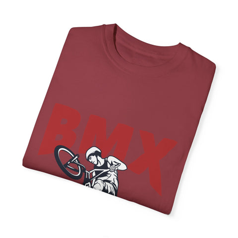 BMX Unisex Garment-Dyed T-Shirt - "When in Doubt Pedal It Out"
