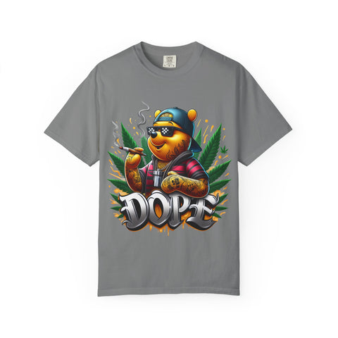 Cool Cannabis Bear Unisex T-Shirt - 'DOPE' Design