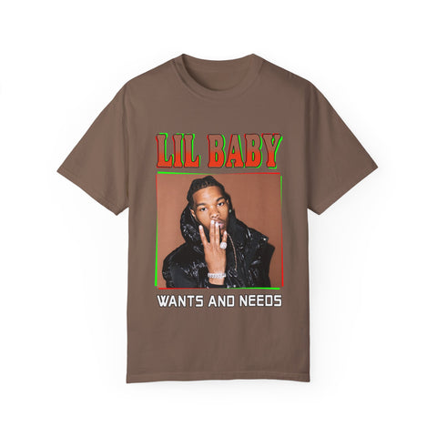 Unisex Lil Baby Graphic T-Shirt - Wants and Needs Collection