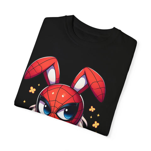 Easter Bunny Superhero T-Shirt - Unisex Garment-Dyed Tee