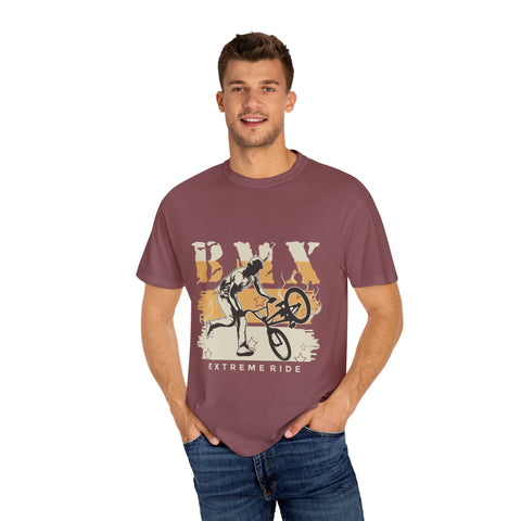 BMX Extreme Ride Unisex Garment-Dyed T-Shirt | Perfect for Cyclists & Sports Enthusiasts