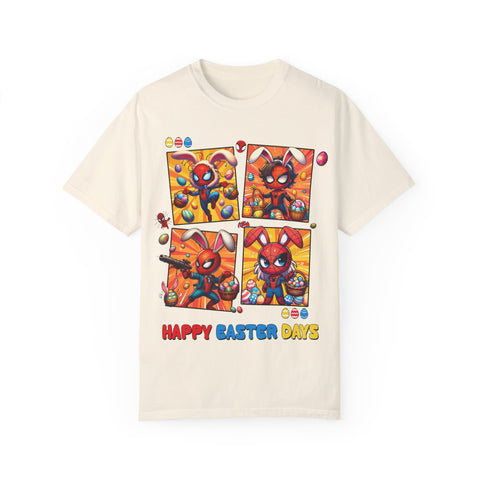 Kids' Easter Spider Bunny T-Shirt - Fun and Colorful Design