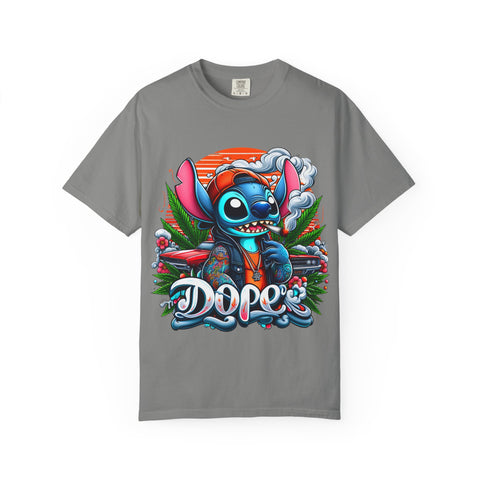 Dope Stitch Unisex Garment-Dyed T-Shirt | Vibrant Graphic Tee for Casual Style