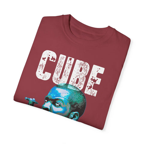 Vintage Cube Unisex Garment-Dyed T-Shirt | Retro Hip Hop Tee