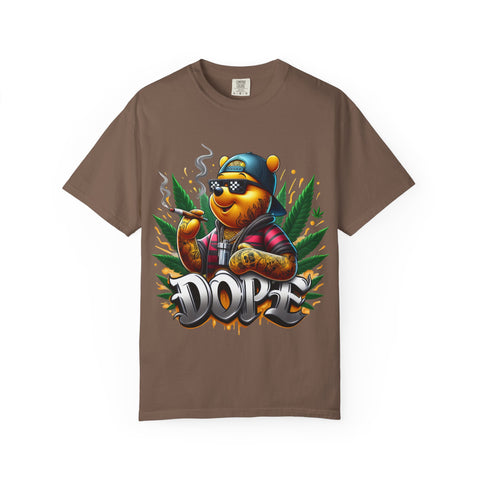 Cool Cannabis Bear Unisex T-Shirt - 'DOPE' Design