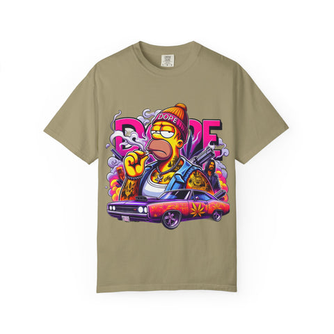 Dope Vibes Unisex Garment-Dyed T-Shirt - Streetwear Style