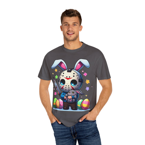 Cute Bunny Horror Unisex T-Shirt - Perfect for Easter Celebrations