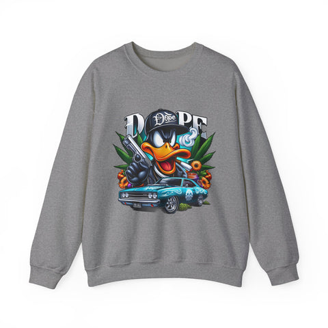 Cool Duck Graphic Crewneck Sweatshirt - Unisex Heavy Blend™ - DOPE Design
