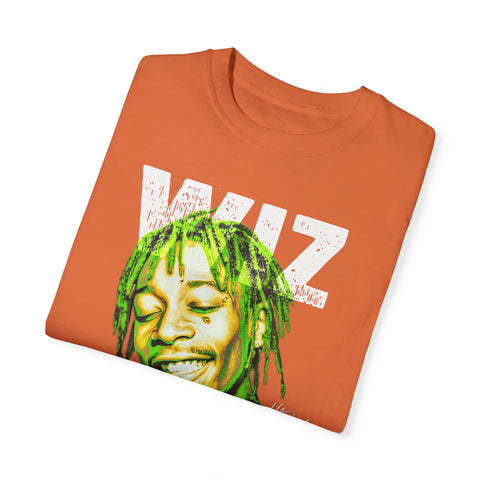 Unisex Garment-Dyed T-Shirt - Celebrate Wiz Khalifa's Legacy - Vibrant Graphic Tee