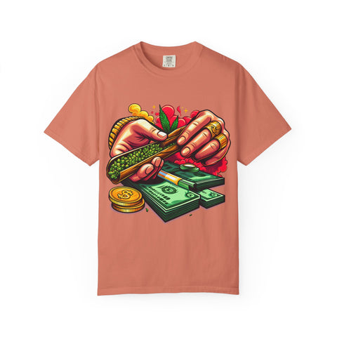 Cool Cannabis Money T-Shirt | Unisex Garment-Dyed Tee