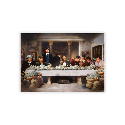 Artistic Gloss Poster - 'The World Is Yours' Wall Decor