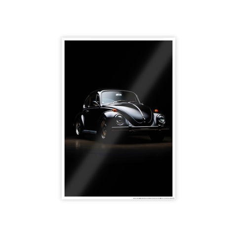 Classic Car Gloss Poster - Vintage Beetle Wall Art