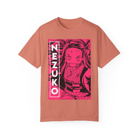 Nezuko Anime T-Shirt - Unisex Garment-Dyed Tee