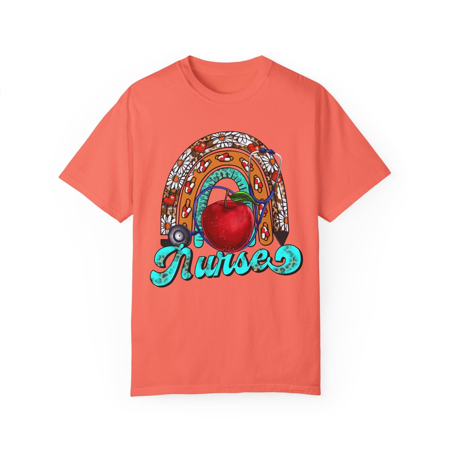 Colorful Nurse Rainbow T-Shirt – Perfect Gift for Healthcare Heroes