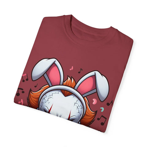 Easter Bunny Rock Star T-Shirt - Unisex Garment-Dyed Tee