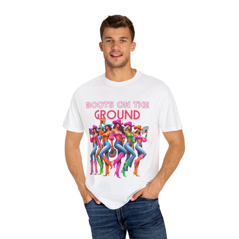 Boots on the Ground Unisex T-Shirt - Fun & Vibrant Graphic Tee for Fashion Lovers