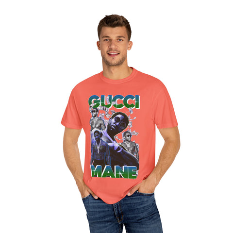 Unisex Garment-Dyed T-shirt - Gucci Mane Graphic Tee