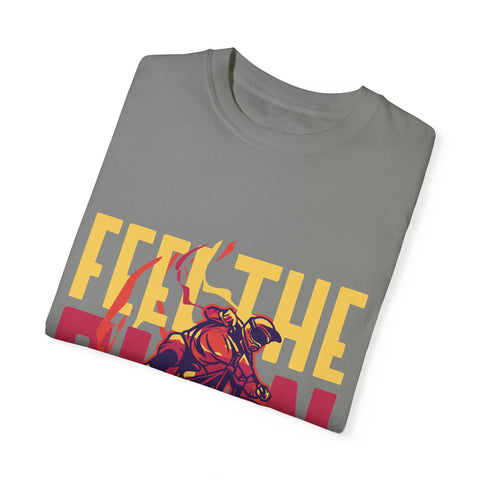Unisex Feel the Burn Cycling T-Shirt - Perfect for Riders and Fitness Lovers