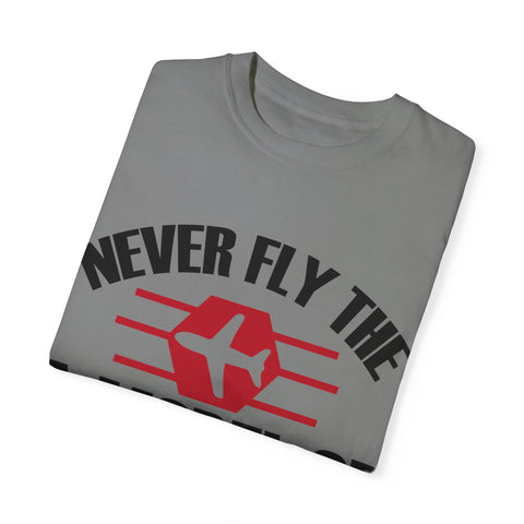 Unisex Airplane Graphic T-Shirt - 'Never Fly the A Model of Anything'