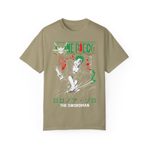 One Piece Swordman Unisex Garment-Dyed T-Shirt