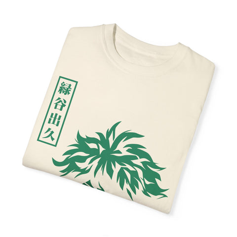 Anime-Inspired Unisex T-Shirt - Hand-Drawn Green Character Design