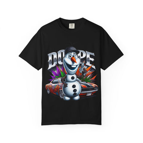 Dope Olaf Graphic T-Shirt for Disney Fans