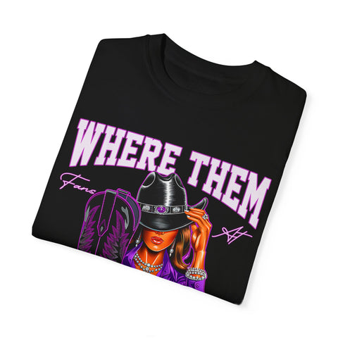 Where Them Boots Unisex Garment-Dyed T-Shirt - Fashionable Statement Tee for Bold Individuals