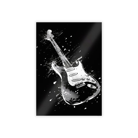 Rock & Roll Guitar Gloss Poster | Music Wall Art for Home Decor
