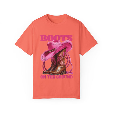 Bohemian Style Unisex T-Shirt - "Boots on the Ground"