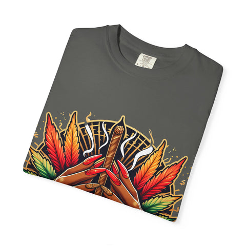 Bohemian Hand-Drawn T-Shirt for Nature Lovers