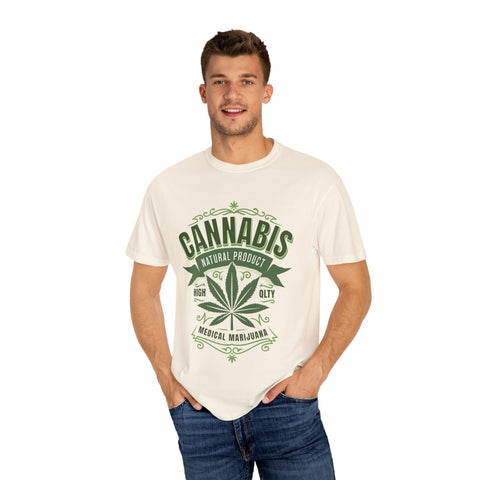 Unisex Cannabis T-Shirt - Natural Product Design