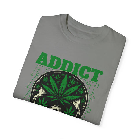 Addict Skull Graphic T-Shirt - Conquer Your High